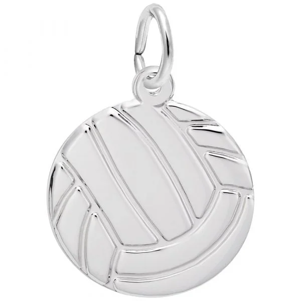 Sterling Silver VolleyBall Charm