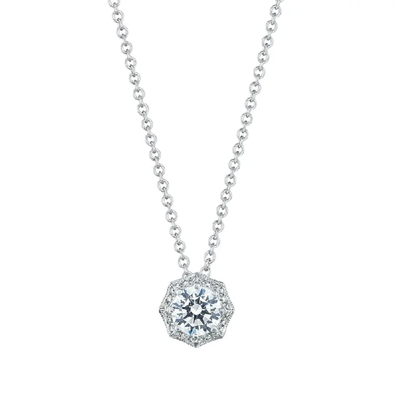 Tacori Bloom Art Deco Bloom Diamond Necklace