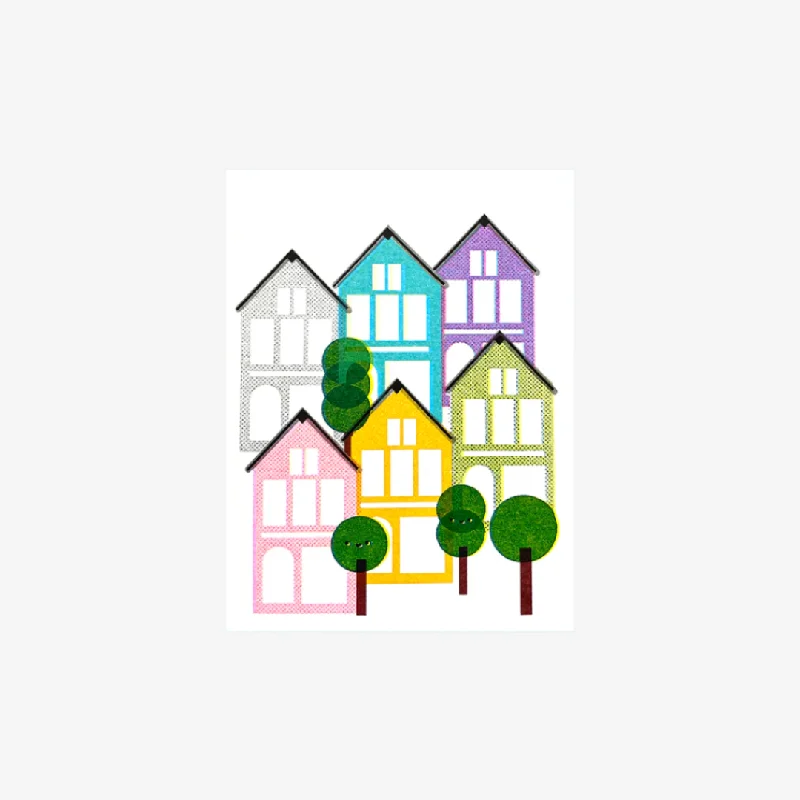 The Painted Ladies Mini Card