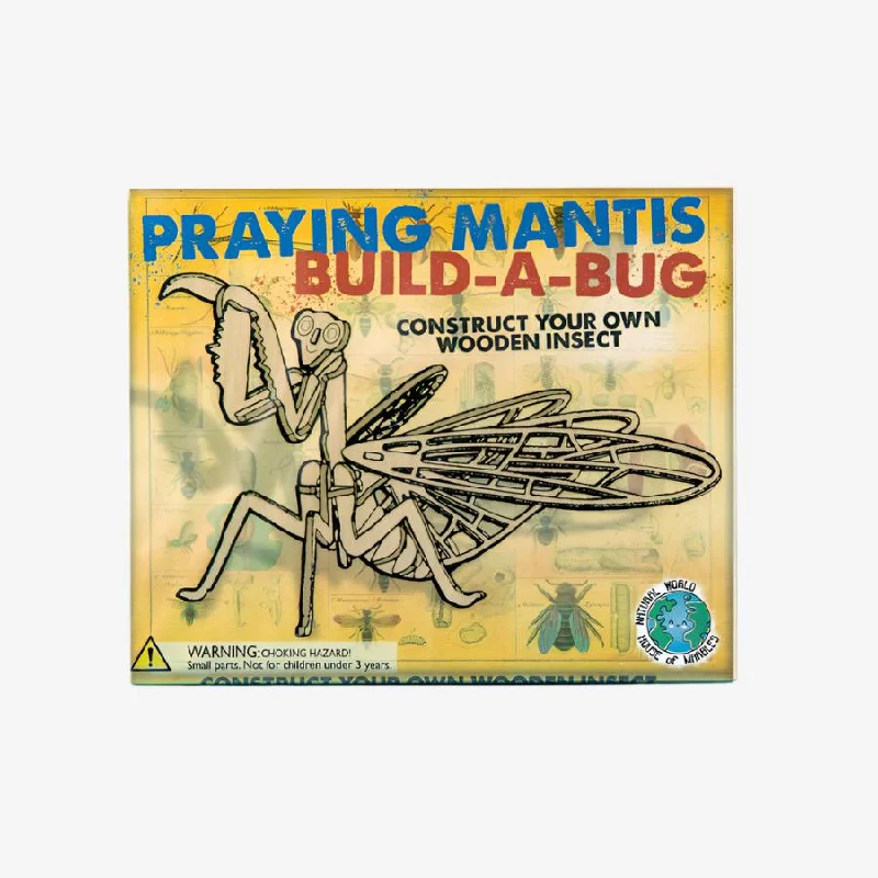 Wooden Build-a-Bug Construction Kit - Praying Mantis